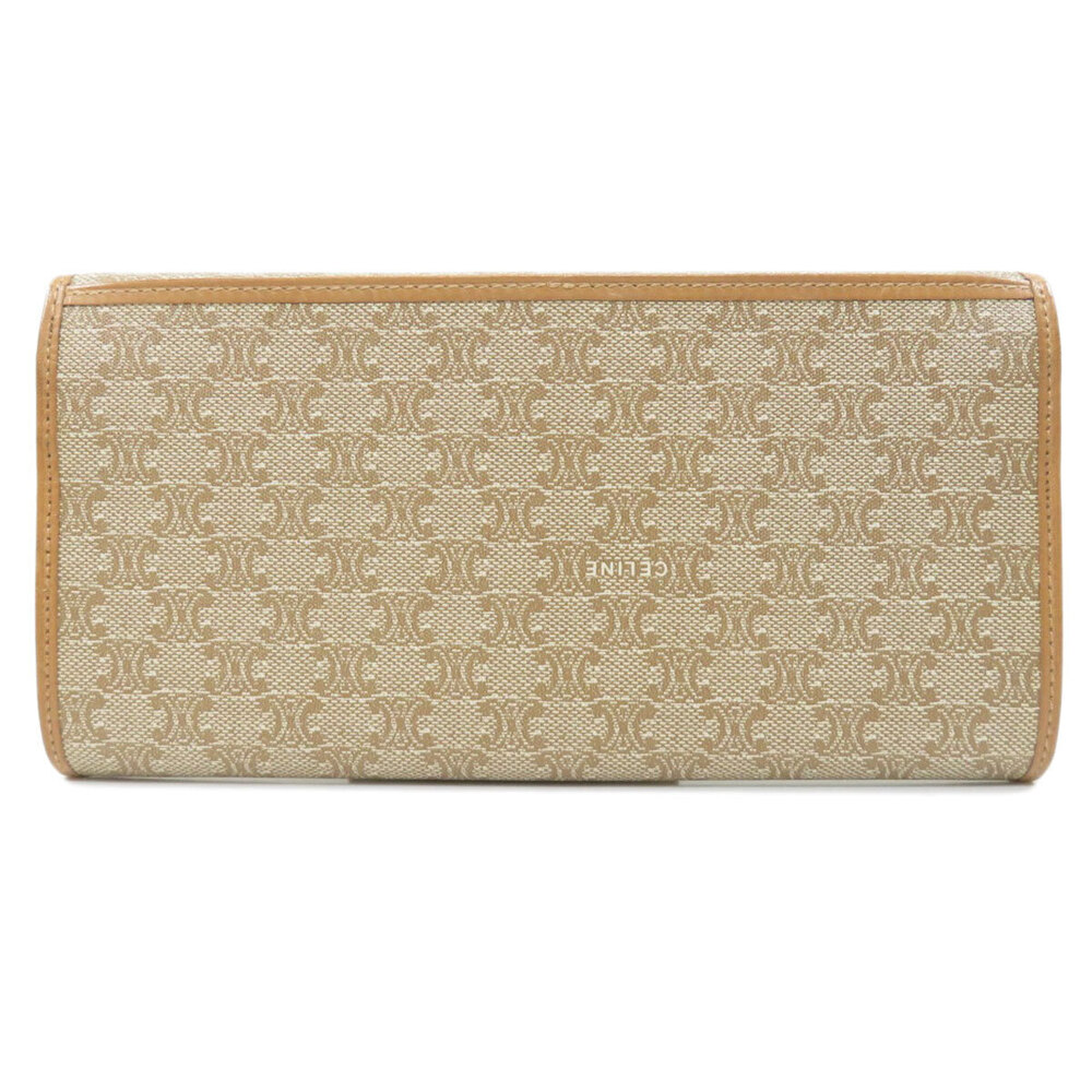 Celine Macadam purse coin long wallet Brown